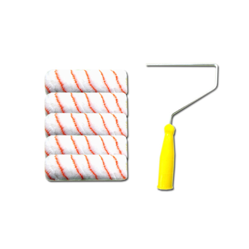 페인트 부자재 리필로라 세트 겸용리필롤5개(22.8cm)+리필로라자루 - 상품 이미지