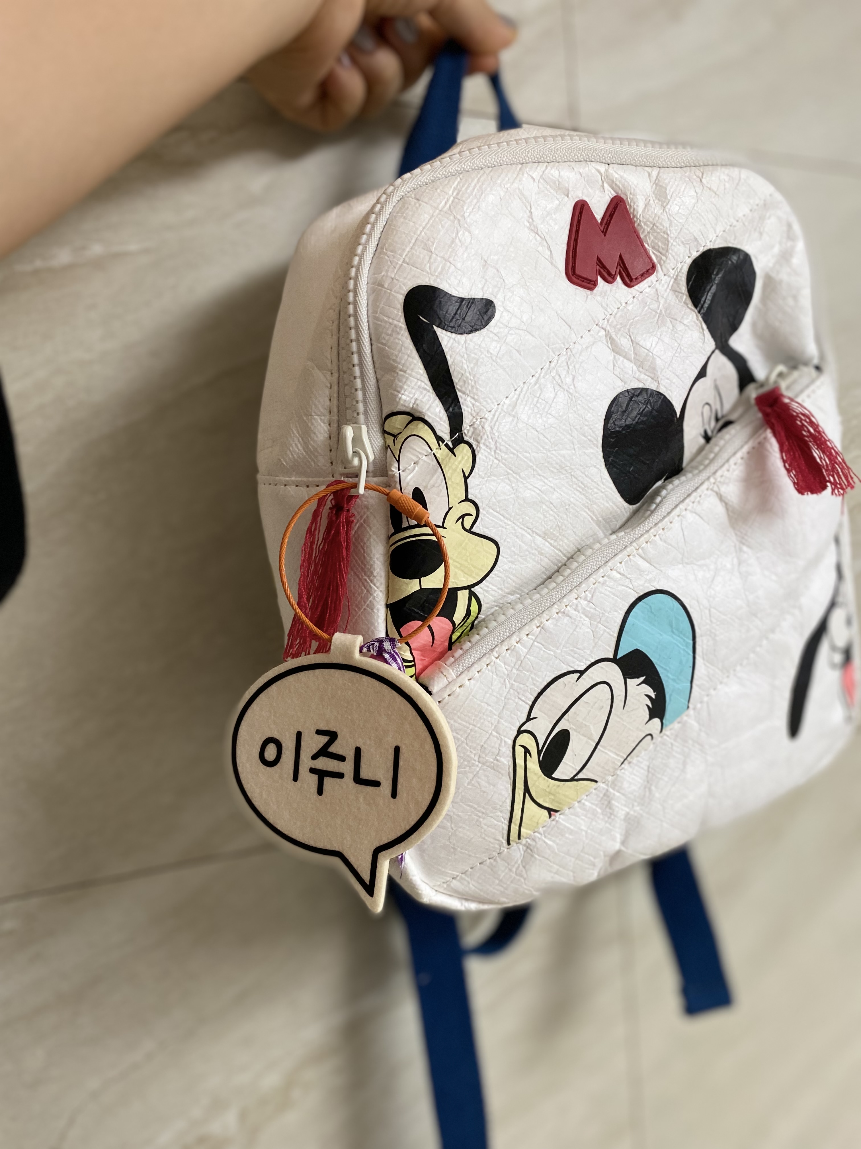 어린이집 네임택 이름표 러기지택 아기 가방 키링 어린이집 유치원 생일선물 답례품 강아지 고양이 반려견 - 상세 이미지 2
