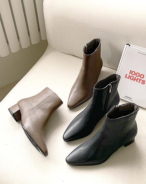 [GISSE 지쎄] 천연가죽 국내수제화 앵클부츠 GIS-43211