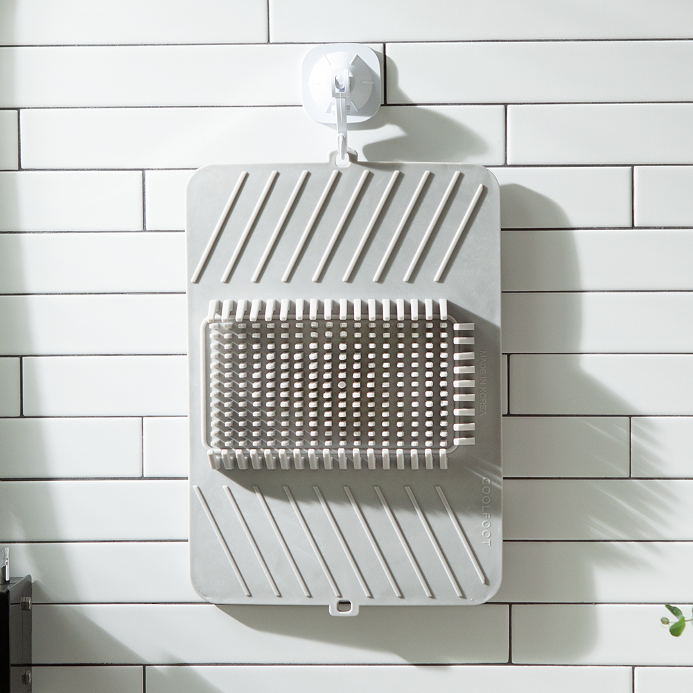 쿨풋 3D 돌기형 풋 브러쉬 발 세척 매트 발닦이 발뒤꿈치 각질제거기