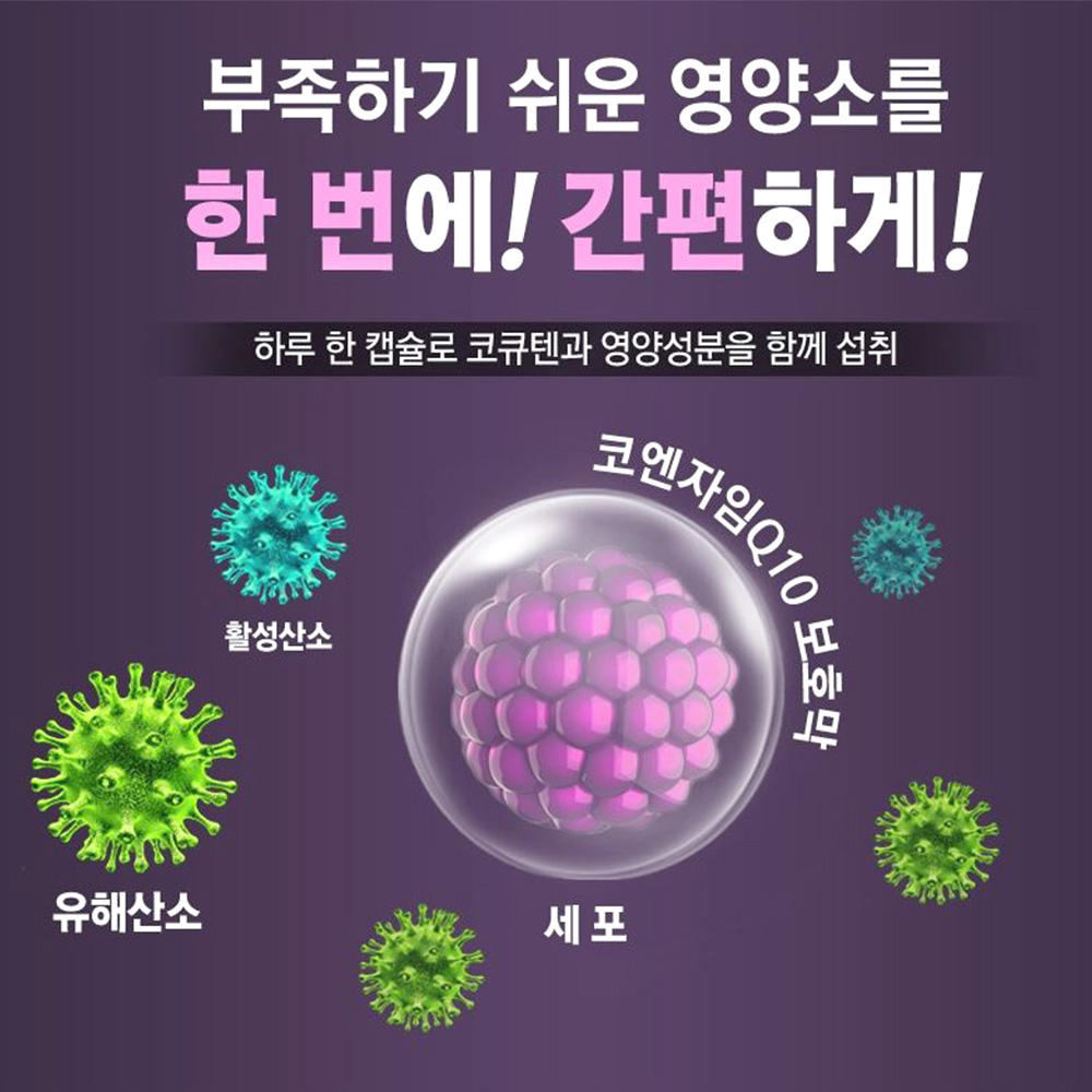 프리미엄 코엔자임 유해산소 활성산소 항산화 장년층 혈압감소 식물성 원료 세포산화 보조효소 이미지 4
