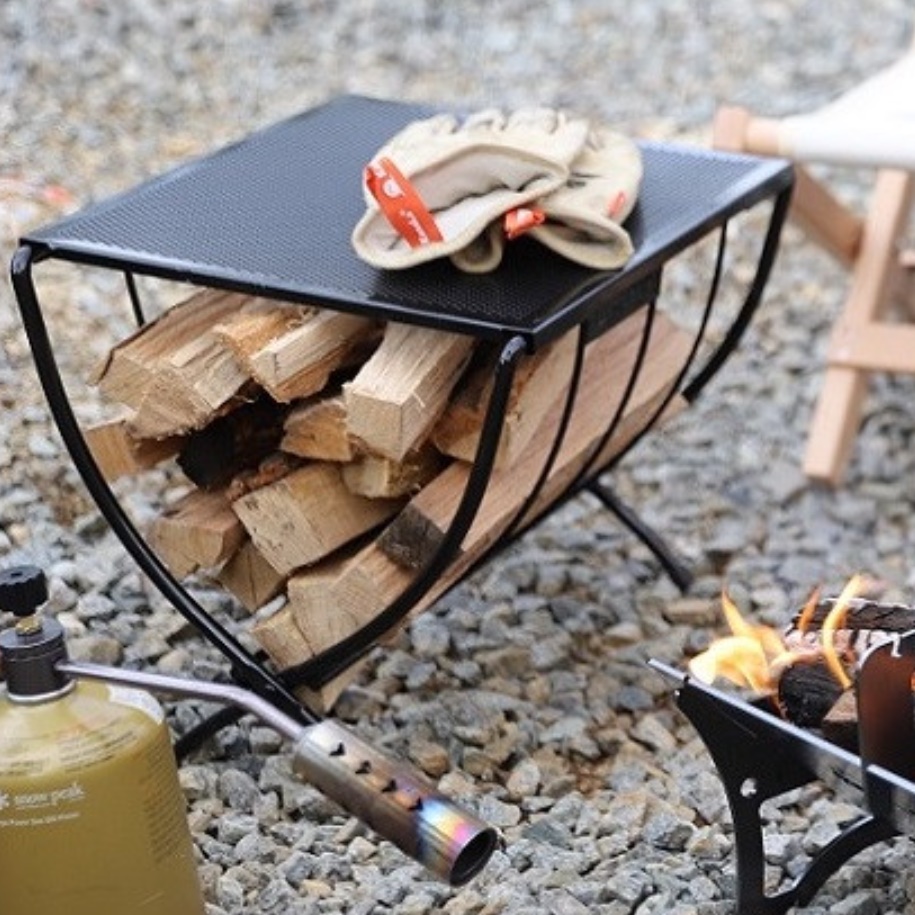 장작거치대 장작 테이블 워터저그거치대 캠핑 물통 받침대