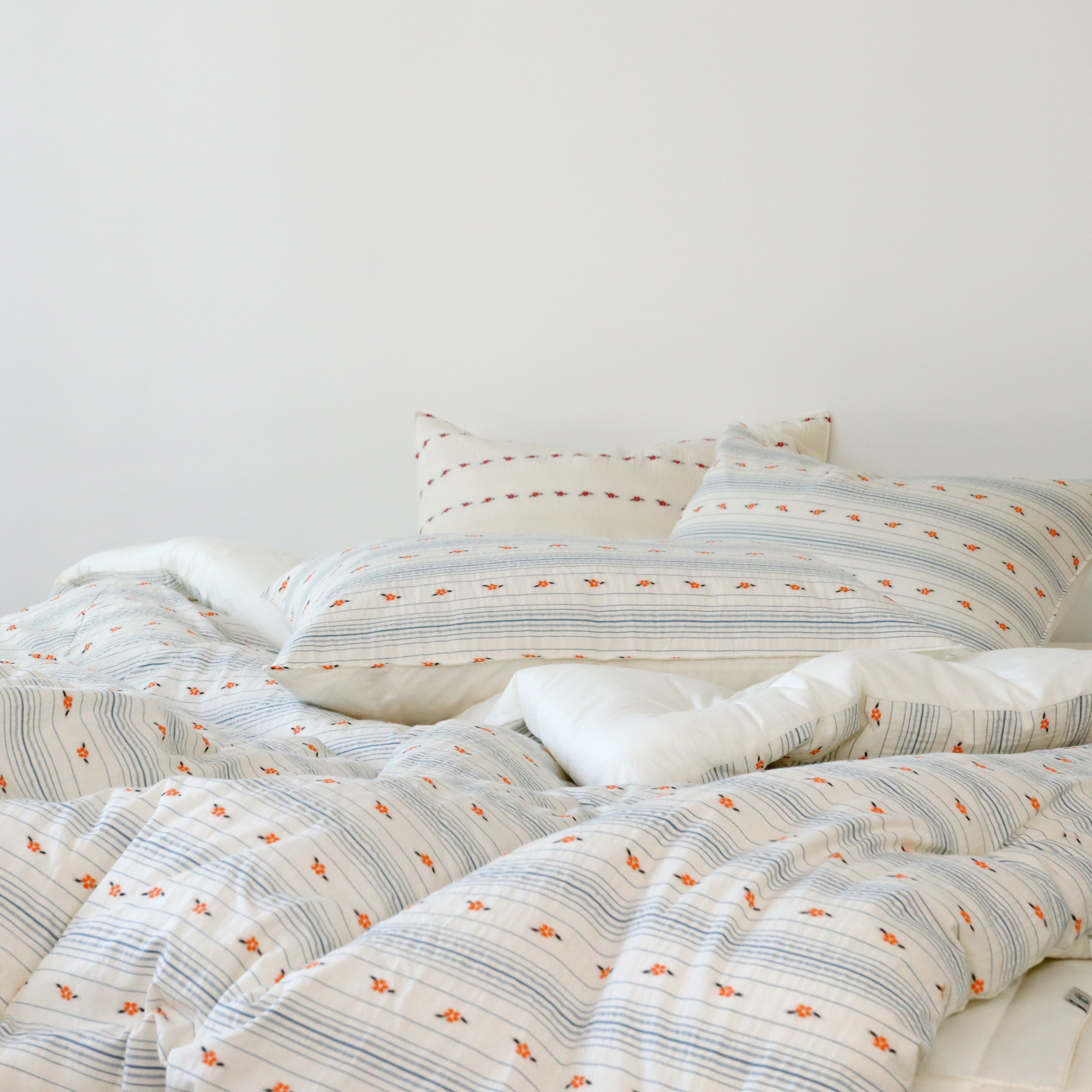 까멜리아 도비코튼 순면 아사 사계절 알러지케어 누빔 차렵 이불 S/SS