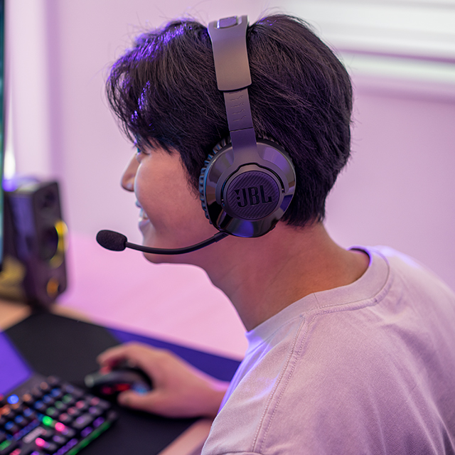 삼성공식파트너 JBL QUANTUM 350 퀀텀 무선 게이밍 헤드셋 블랙