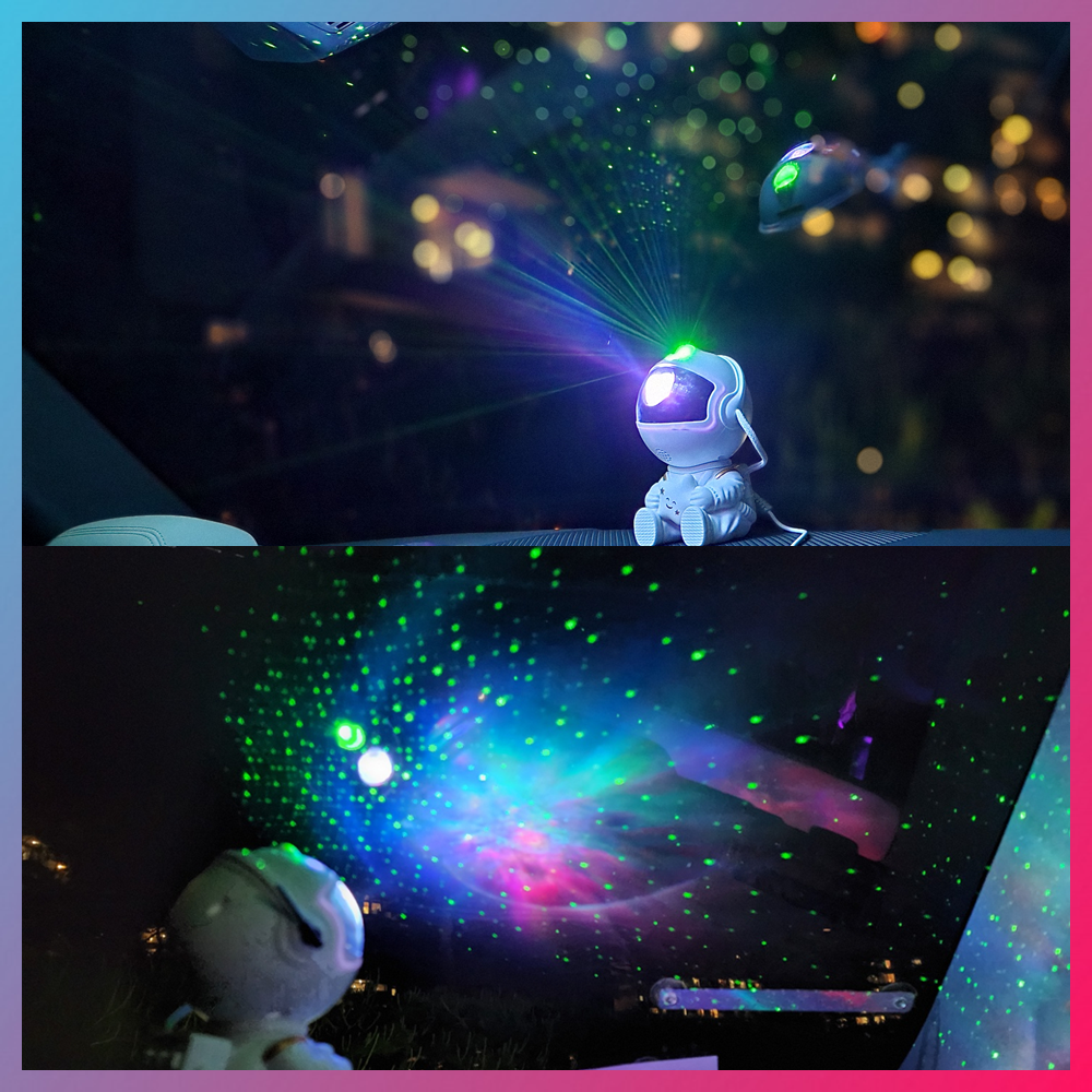 미니 오로라 무드등 우주인 조명 우주 천장 별 달 은하수 미러볼 집들이선물 수면등