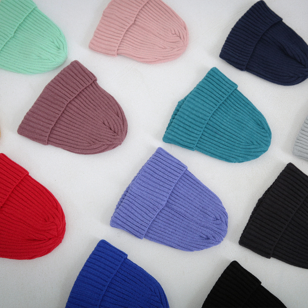 국내제작 쫀쫀 코튼 데일리 롱비니 남자 여자 니트 모자