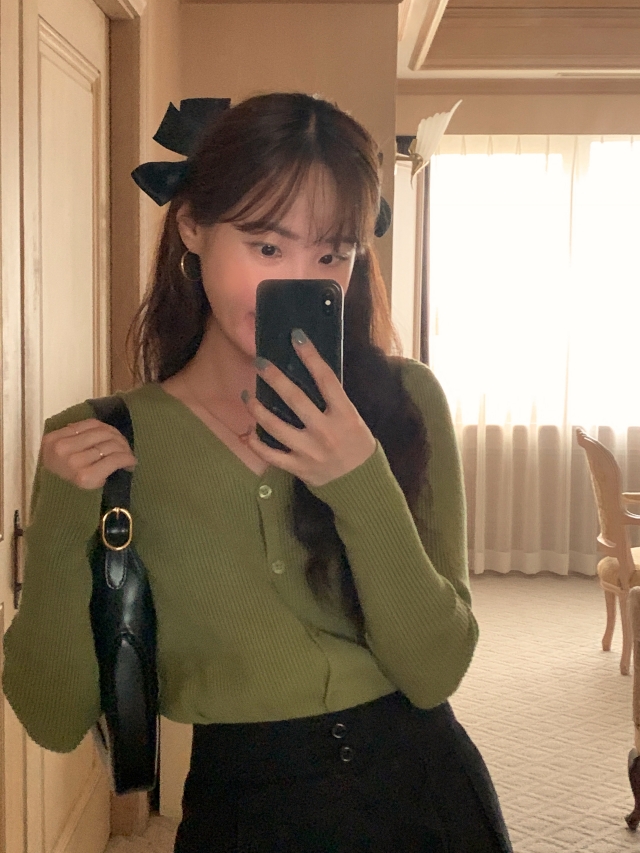 💕기획특가!💕 골지 브이넥 데일리 가디건 (일부당일 5color) 상세 이미지 76