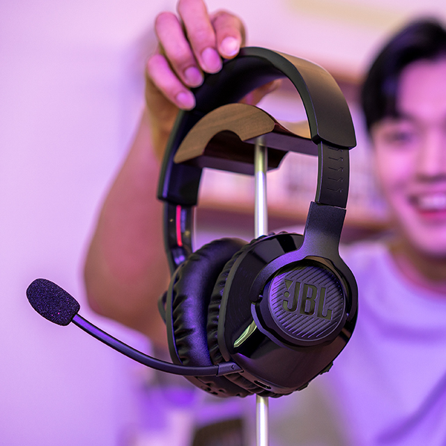 삼성공식파트너 JBL QUANTUM 350 퀀텀 무선 게이밍 헤드셋 블랙