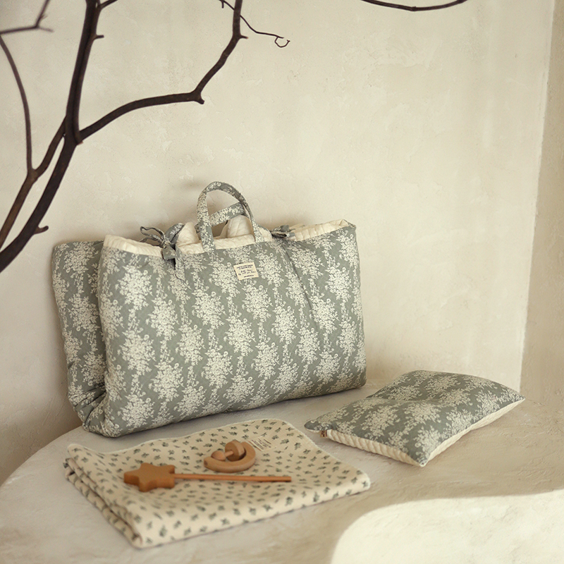 올포홈 누빔 사계절 어린이집 낮잠이불 두툼한 낮잠 패드 입소준비물 버니베어 건조기 사용