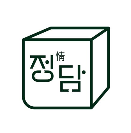 정담 두부집 스토어 로고