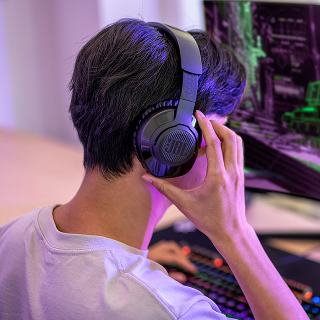 삼성공식파트너 JBL QUANTUM 350 퀀텀 무선 게이밍 헤드셋 블랙