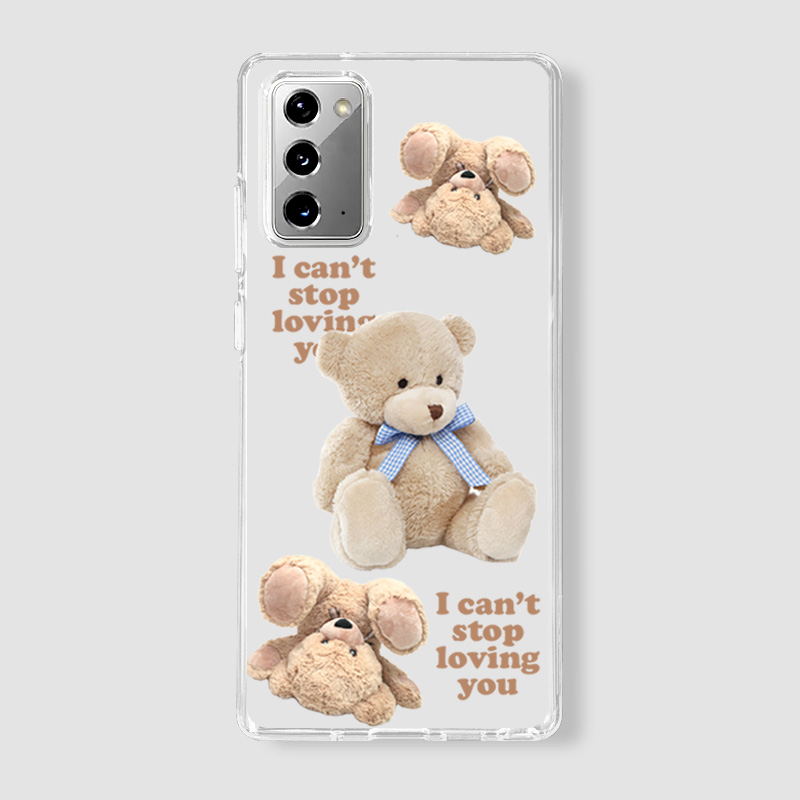 갤럭시노트20케이스 투명 젤리 곰 하이 - 상세 이미지 3
