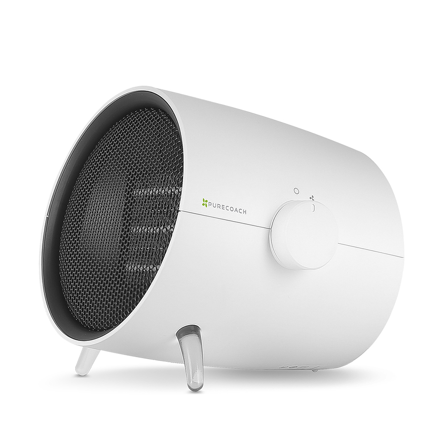 퓨어코치 CH1000W 세라믹 PTC 미니 전기온풍기 사무실 가정용