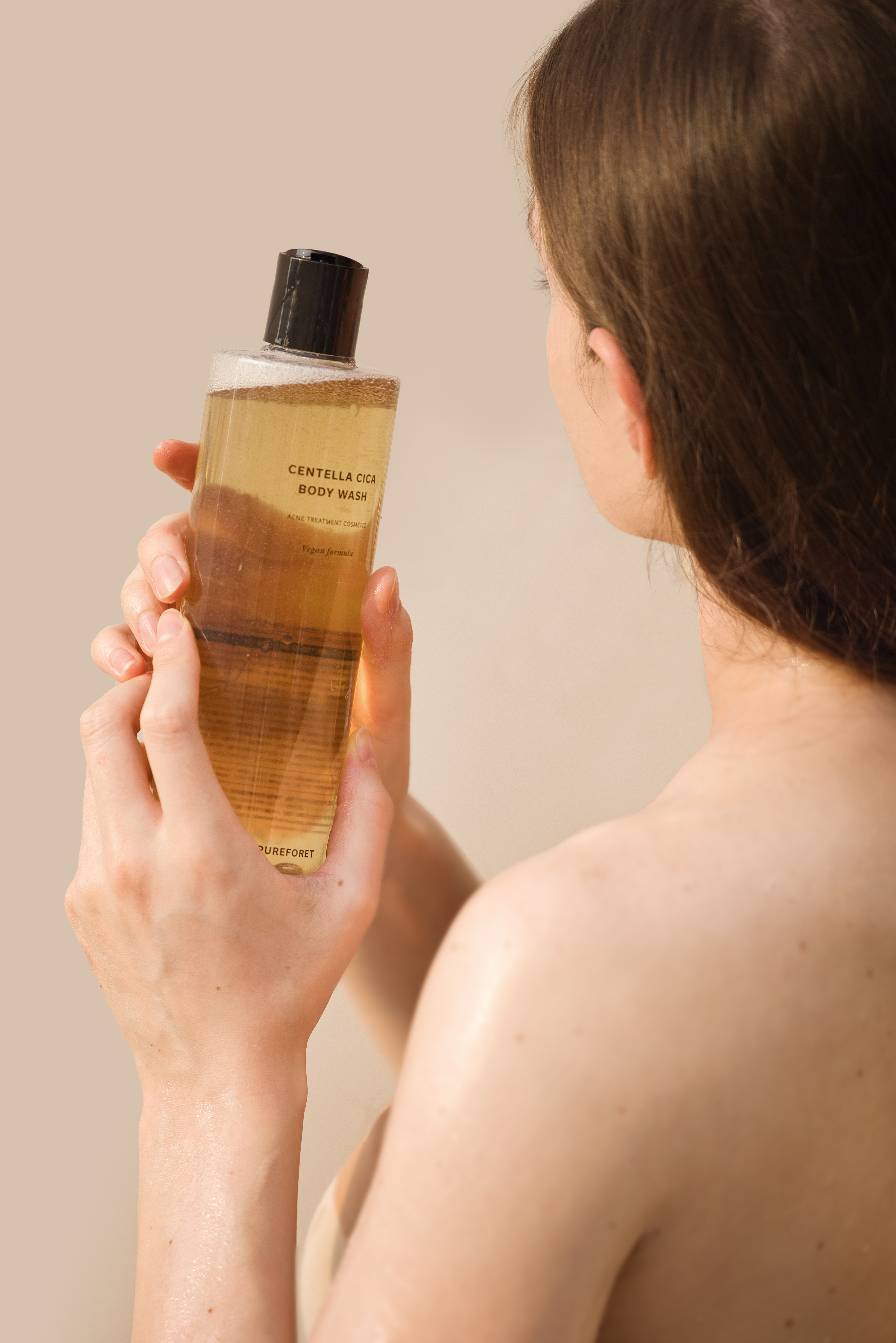 퓨어포레 센텔라 대용량 등드름 천연 쿨링 올인원 청소년 약산성 시카 바디워시 500ml - 상세 이미지 3