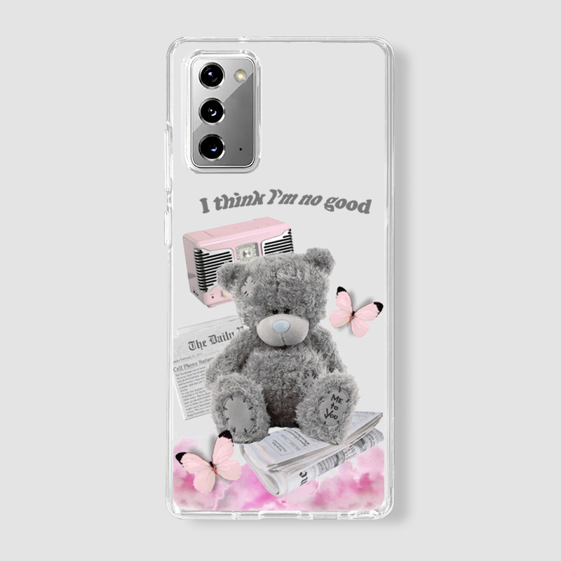 갤럭시노트20케이스 투명 젤리 곰 하이 - 상세 이미지 2