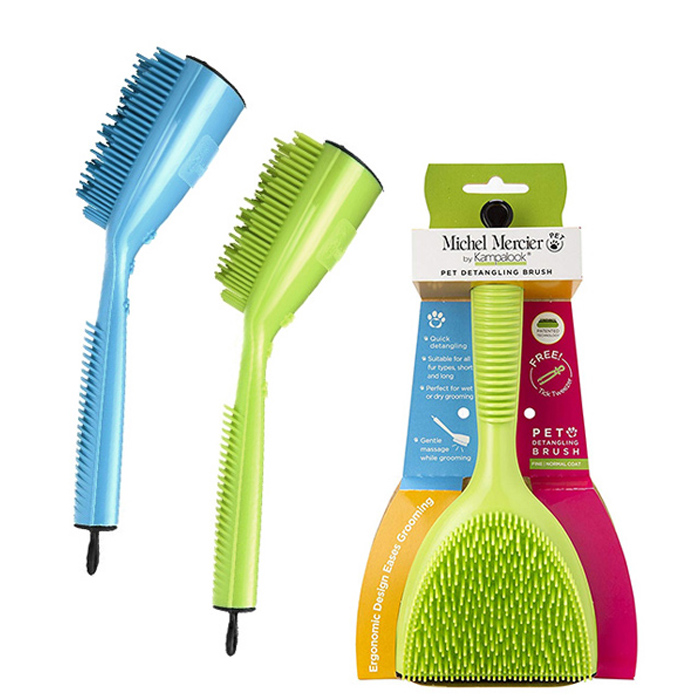 캄파룩 강아지 브러쉬 디탱글 미셸마르시에 일반모 Green