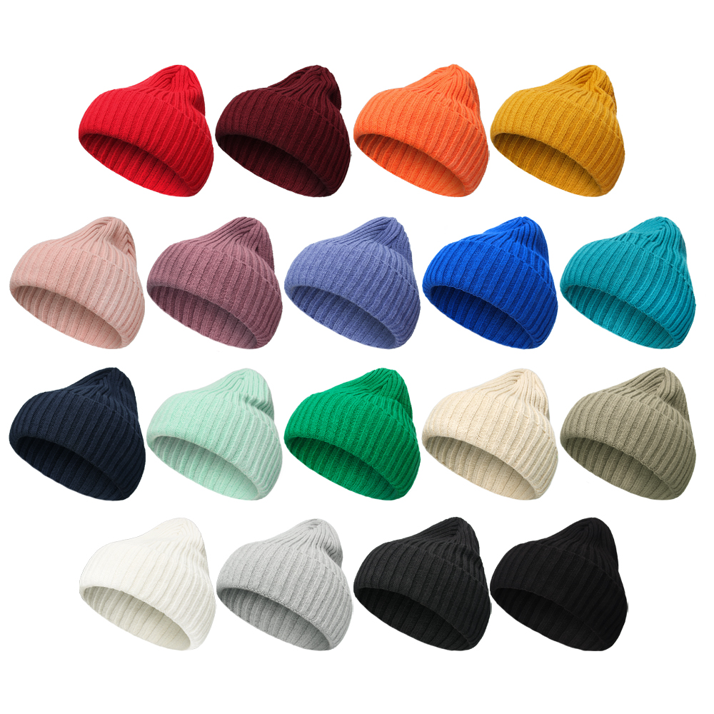 국내제작 쫀쫀 코튼 데일리 롱비니 남자 여자 니트 모자