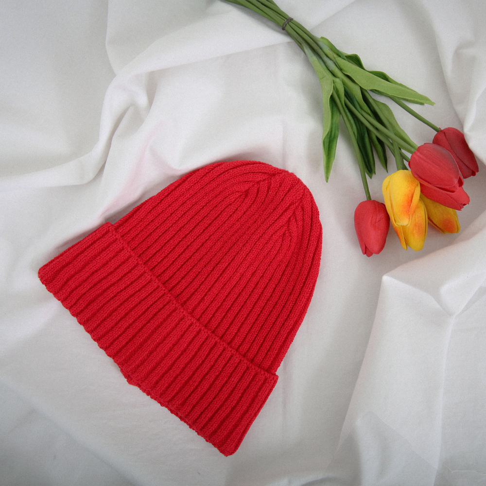 국내제작 쫀쫀 코튼 데일리 롱비니 남자 여자 니트 모자