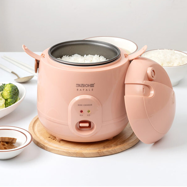 키친아트 포니 미니 전기밥솥 1인용 캠핑 취사 혼밥 자취생 밥솥