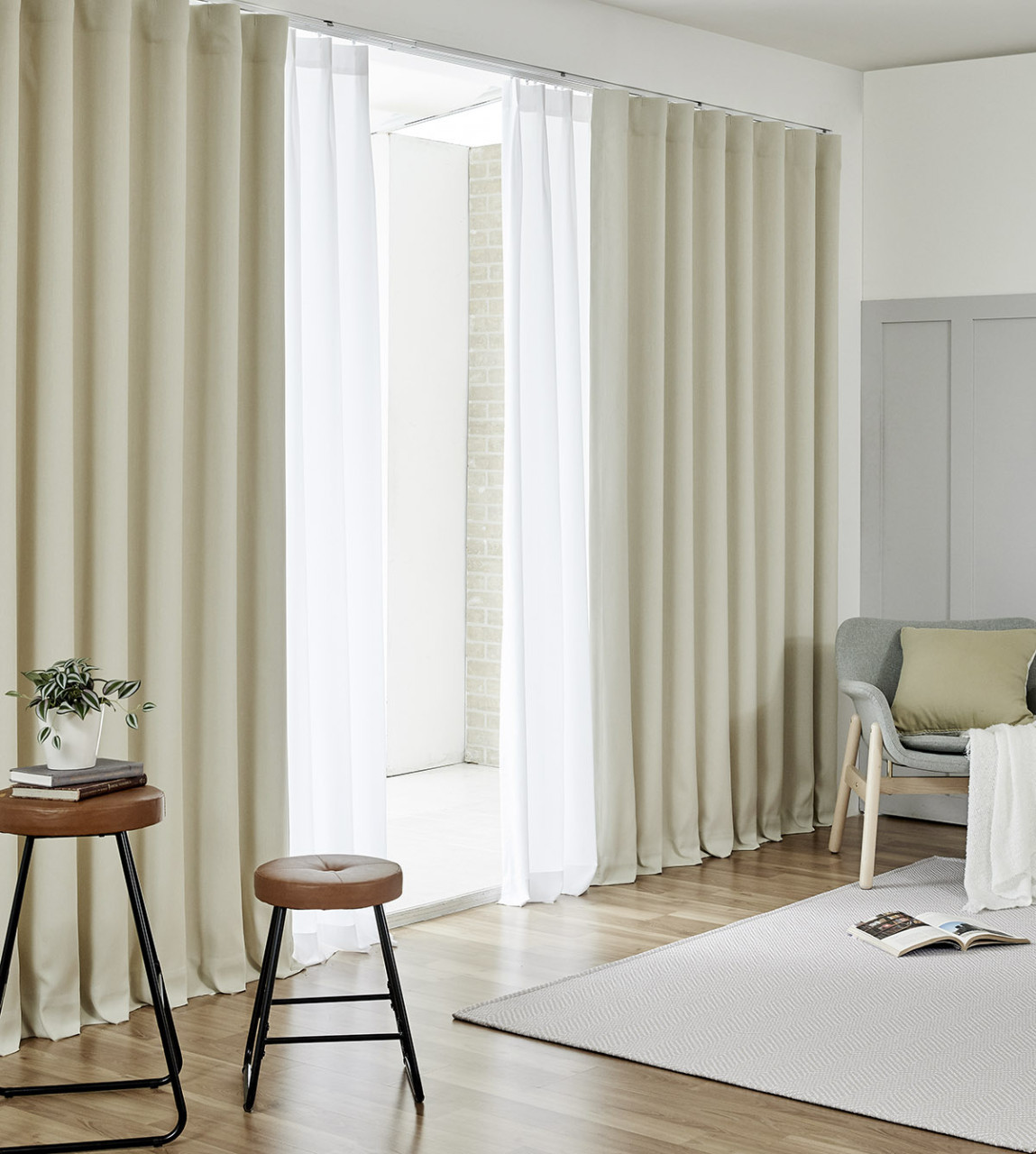 엠시베딩 거실 암막 안방 수면 커튼 아이방 커튼 암막커텐 350x240