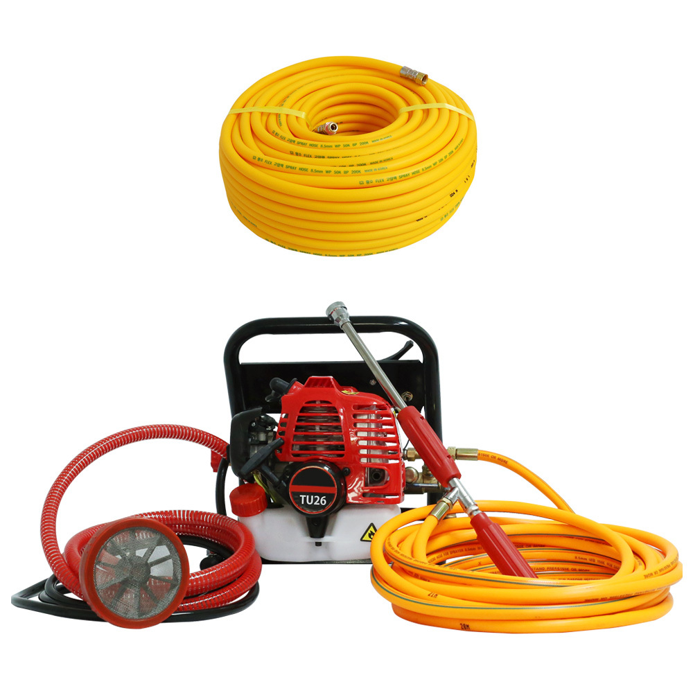 DW 휴대용 엔진 분무기+고압호스 50M 농업 배수 급수