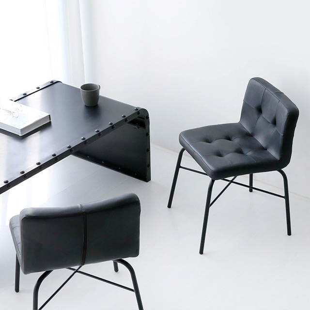 PECRE 빈티지의자 PC0135CH 블랙 4905.5904 - 상세 이미지 5