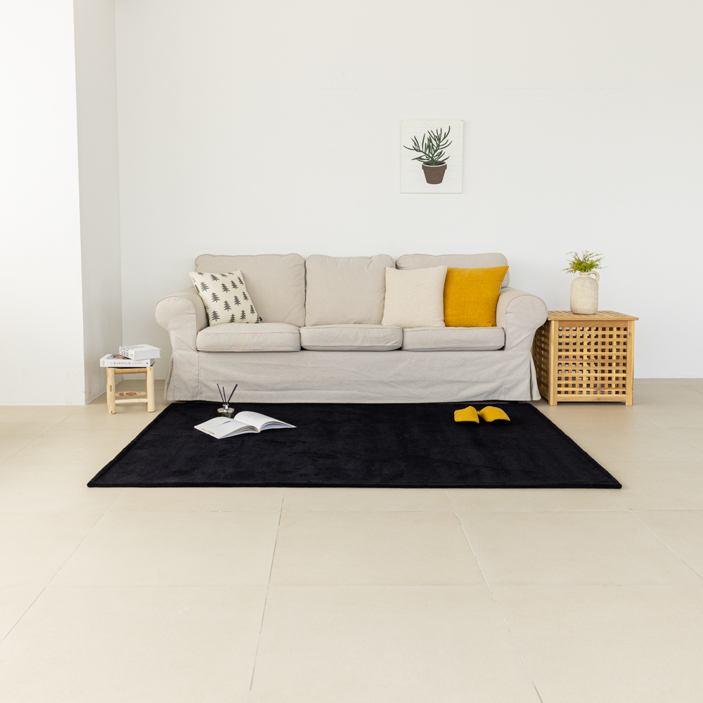 포커스 거실 러그 카페트 미니 단모 워셔블 러그 150x200