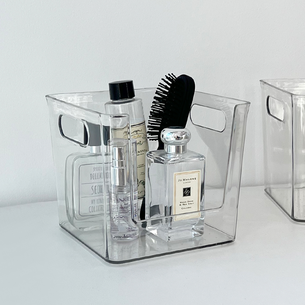 리룸 투명정리함 리빙박스 팬트리수납 주방정리 냉장고 수납박스 트임형 S