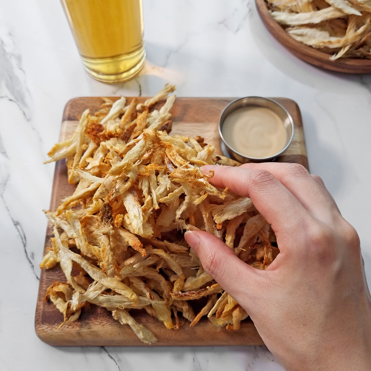 손질 먹태 300g 촉촉한 강원도 먹태채 황태채 명태채 북어채 구이 껍질