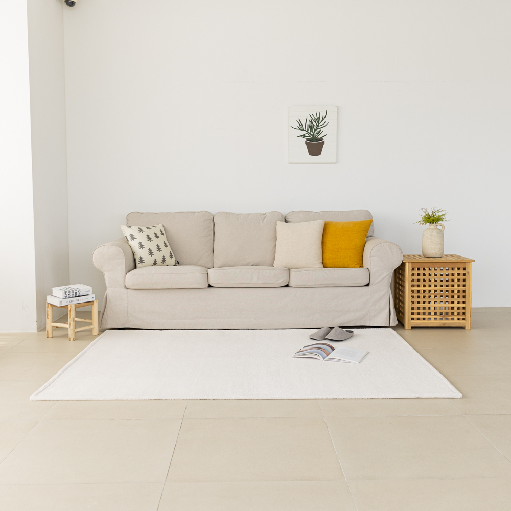 포커스 거실 러그 카페트 미니 단모 워셔블 러그 150x200