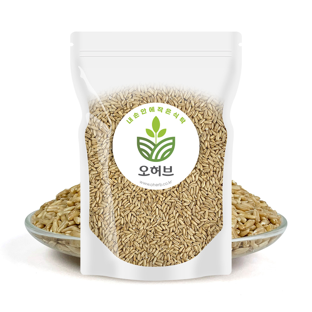 캐나다 통귀리 귀리쌀 귀리밥 1kg 귀리퐁 뻥튀기 잡곡시리얼