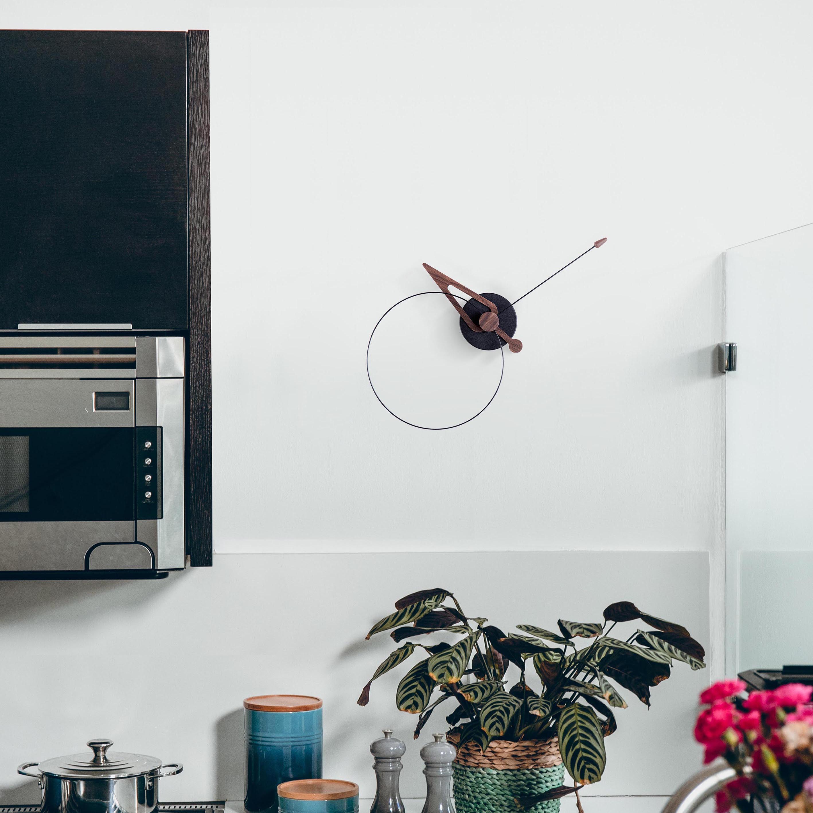 [노몬벽시계]Pico (Black/Walnut) Wall Clock 피코 벽시계 - 상세 이미지 2