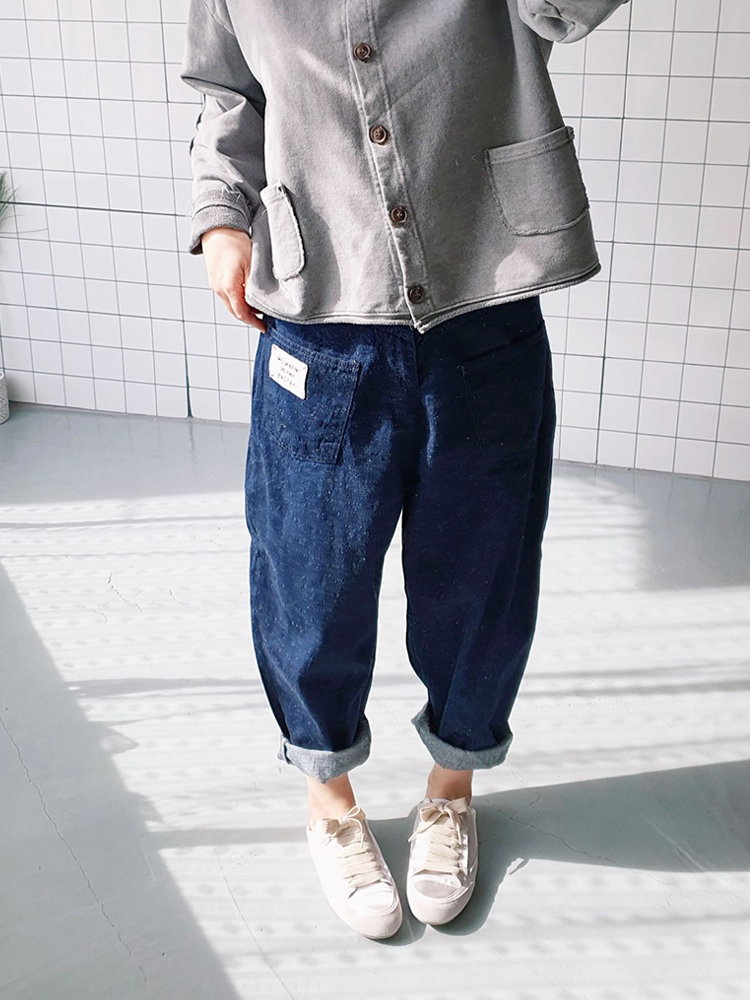 헤라 데님 청 배기바지