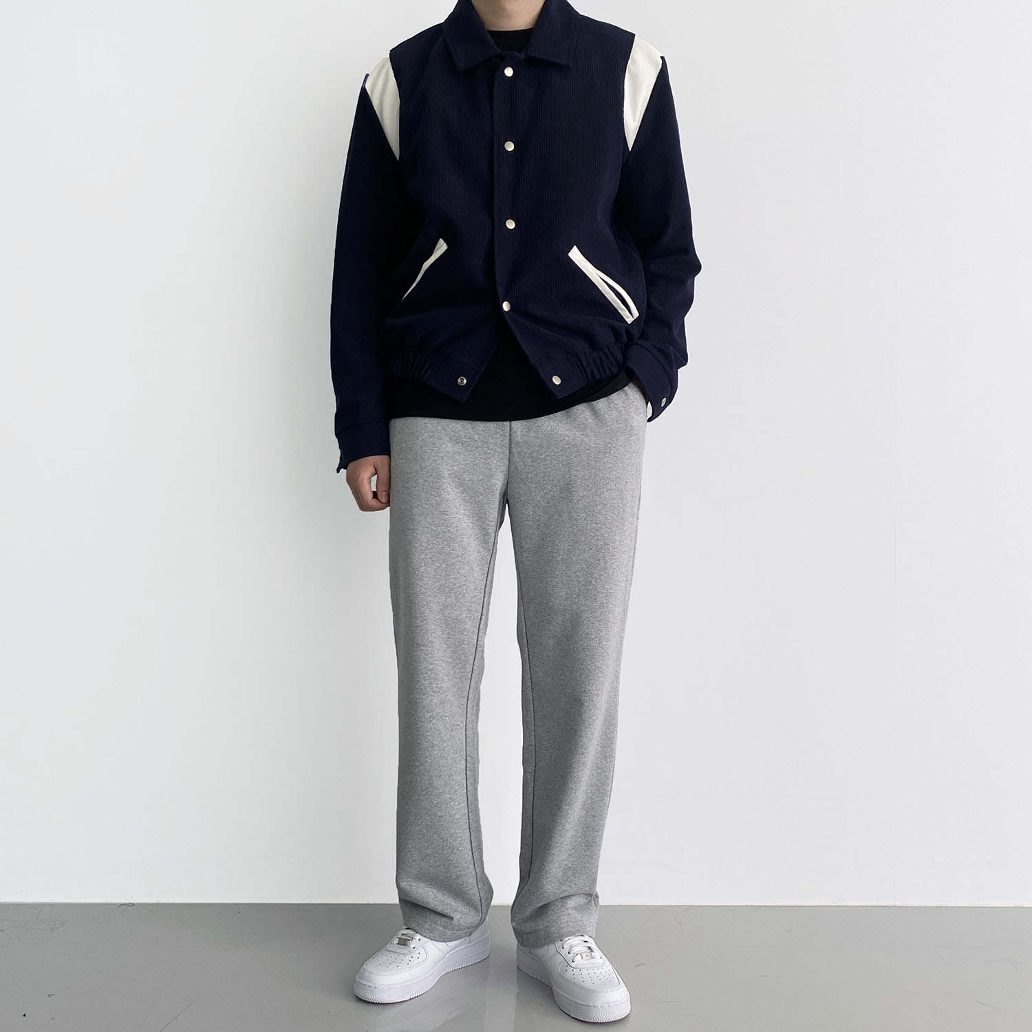 남자 와이드트레이닝팬츠 스웻팬츠 스웨트팬츠 - 상세 이미지 5