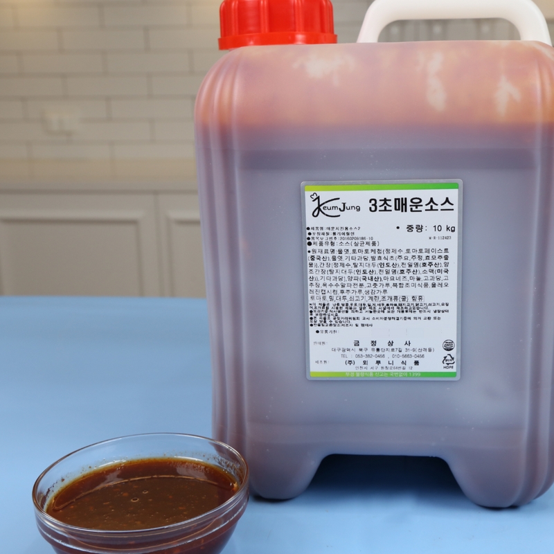 모두닭집 뫼루니식품 3초매운소스 10KG 핫양념 매운양념 - 상세 이미지 2