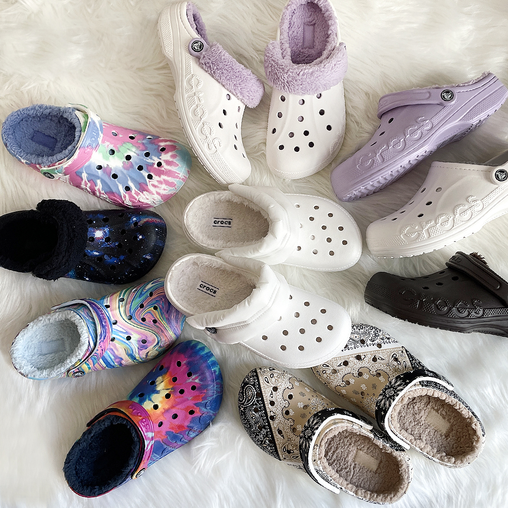 크록스 털 슬리퍼 털신 겨울 바야 라인드 방한 퍼 클로그 실내화