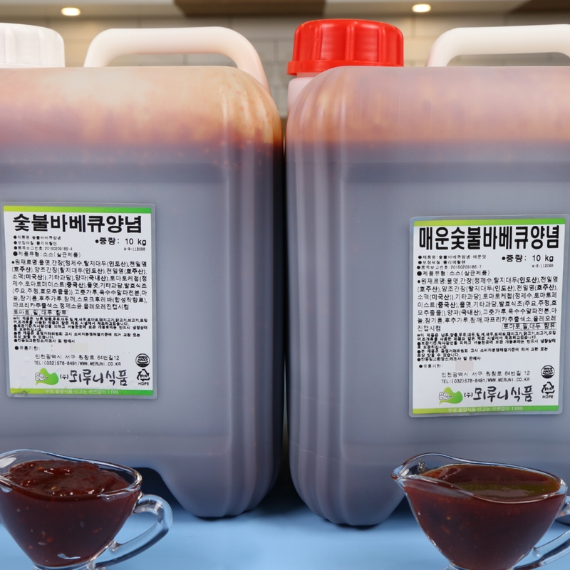 숯불바베큐소스 모두닭집 뫼루니식품 순한맛 활용법 후기