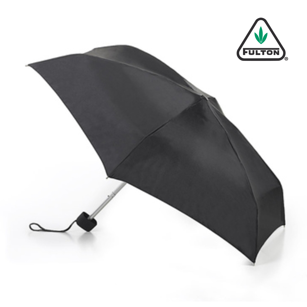펄튼우산 양산 초소형 15cm 160g 자외선차단 5단우산 타이니 블랙 영국 명품우산 - 메인 이미지
