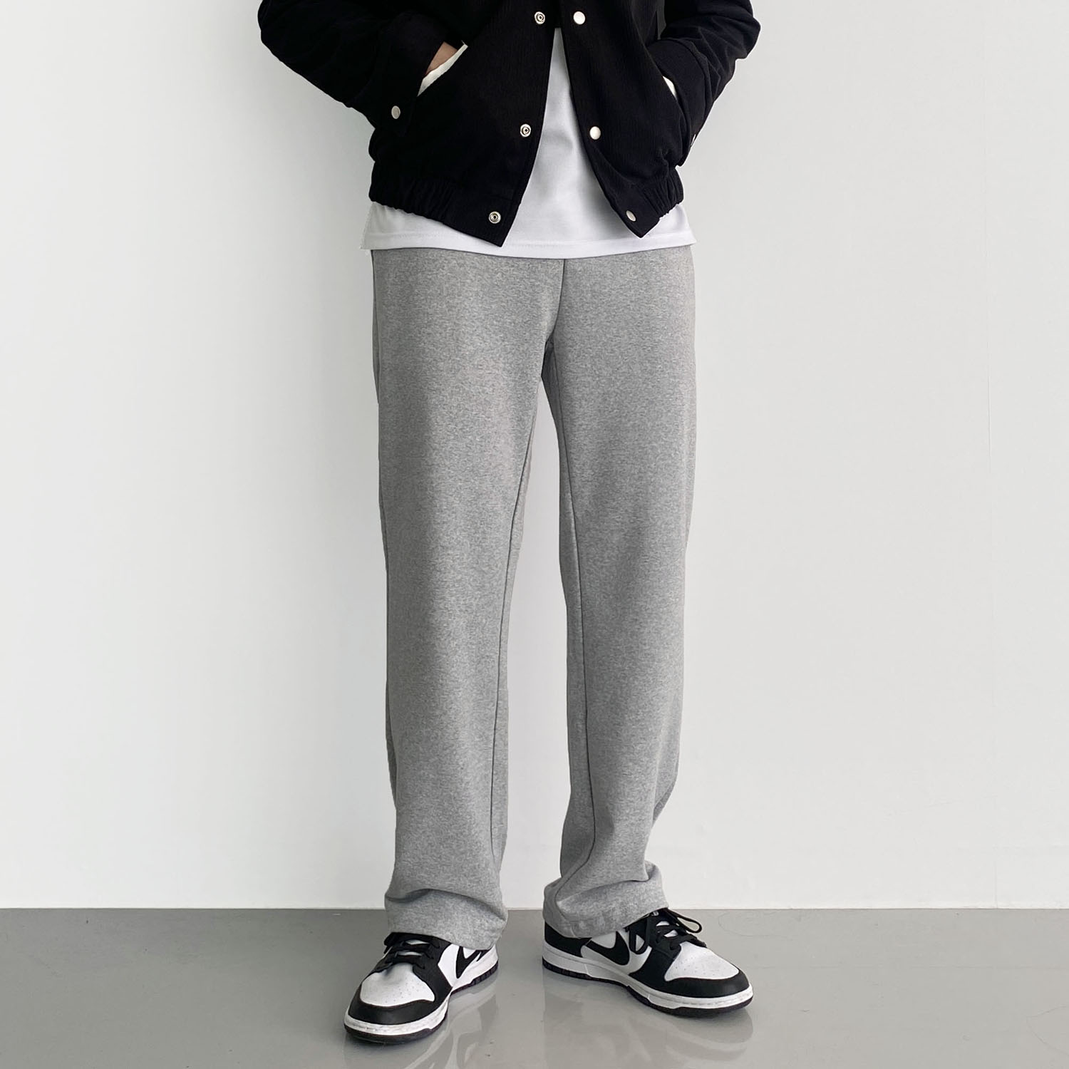 남자 와이드트레이닝팬츠 스웻팬츠 스웨트팬츠 - 상세 이미지 4