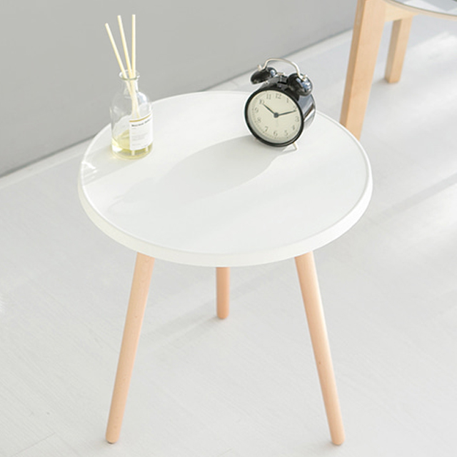 GRUET 사이드테이블 원형 48cm 화이트 5004.1622