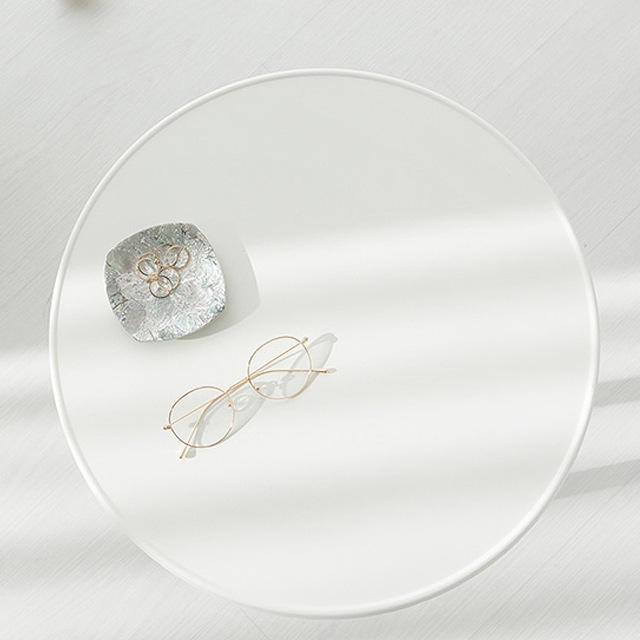 GRUET 사이드테이블 원형 48cm 화이트 5004.1622