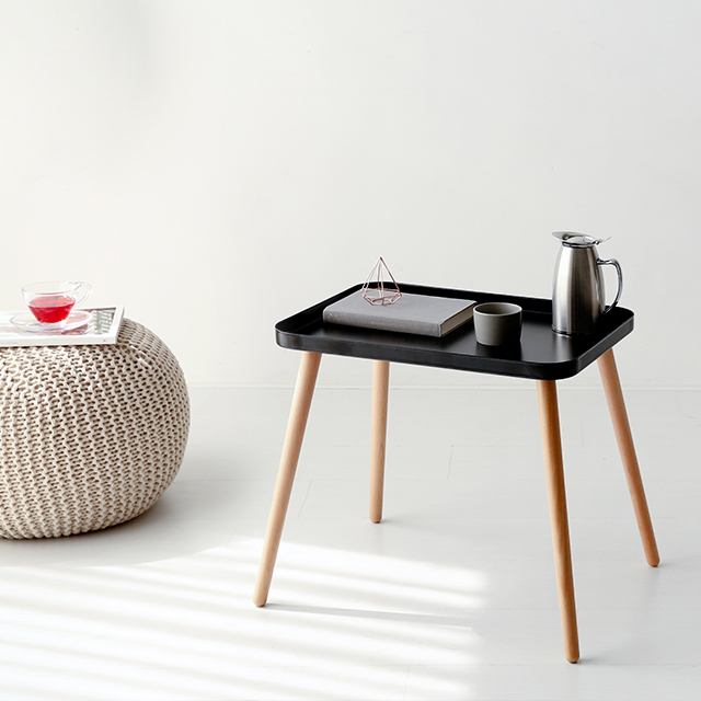 GRUET 사이드테이블 47cm 블랙 5322.9245 - 상세 이미지 2