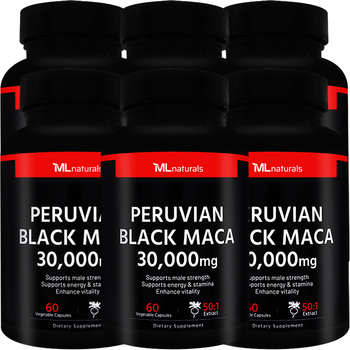 마이라이프 내추럴스 페루비안 블랙마카 30000 mg 미국직배송 60캡슐, 6개 제품 이미지