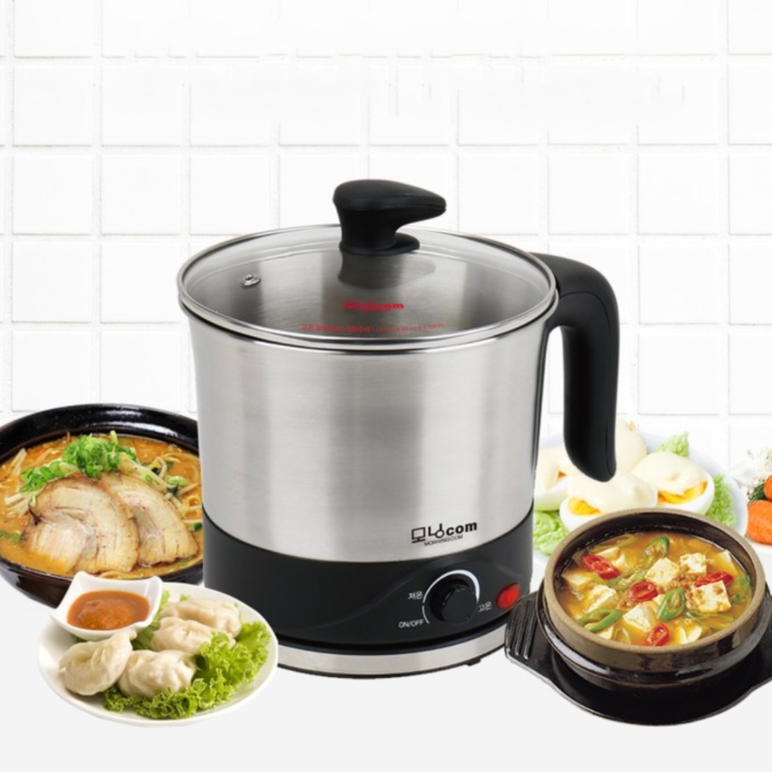 미니 멀티 쿠커 1인용 전기 냄비 캠핑 전기 냄비 포트