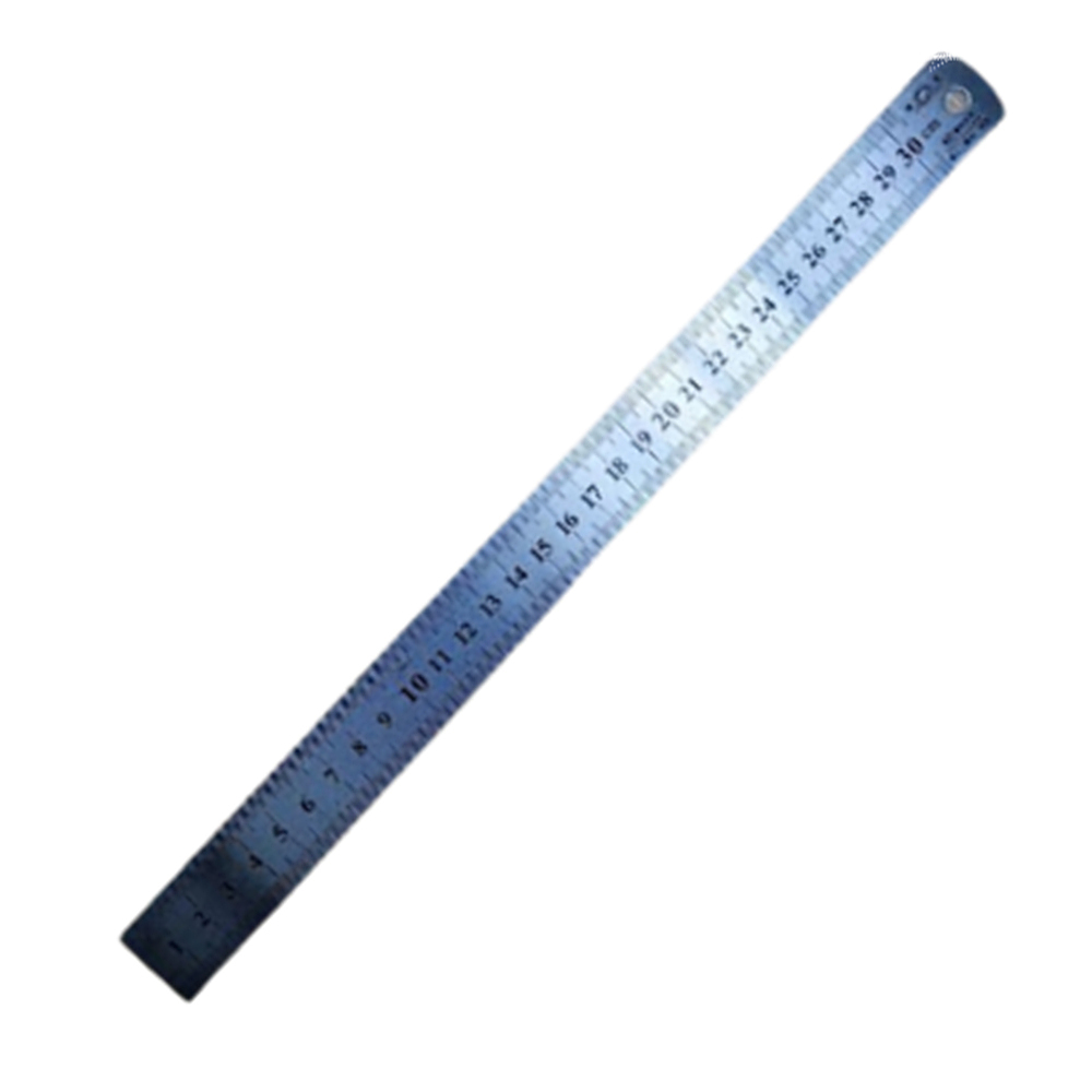 양면눈금 철자 계측자 30cm cm 인치 겸용 0.5mm 눈금
