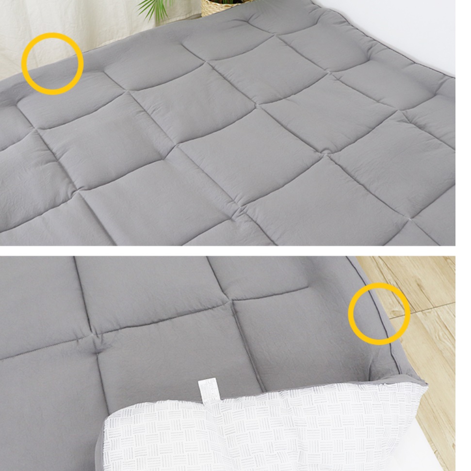 자취방 원룸 매트리스 바닥용 손님용 매트 침대용 침대 위 토퍼