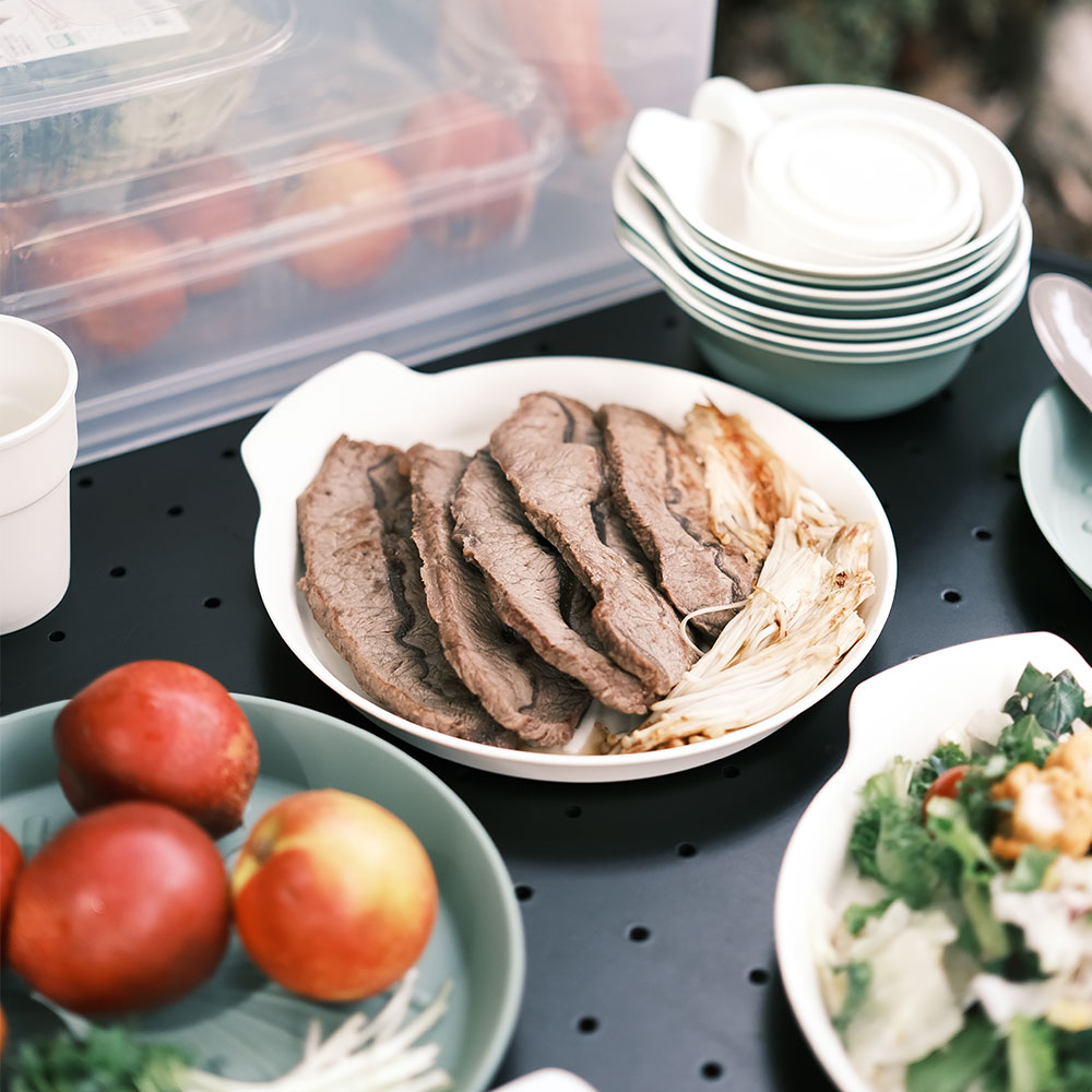 캠핑시즌 올인원 캠핑식기 5종 12P A 세트 + 전용보관함