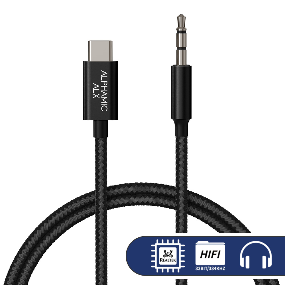 알파믹 ALX 고해상도 C타입 CtoAUX 3.5mm USB 케이블젠더