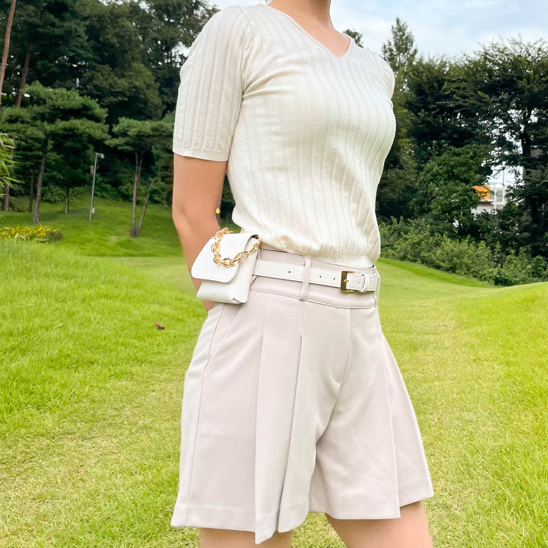 여성 골프볼 골프 공 힙색 케이스 주머니 파우치 벨트 가방 - 상세 이미지 2