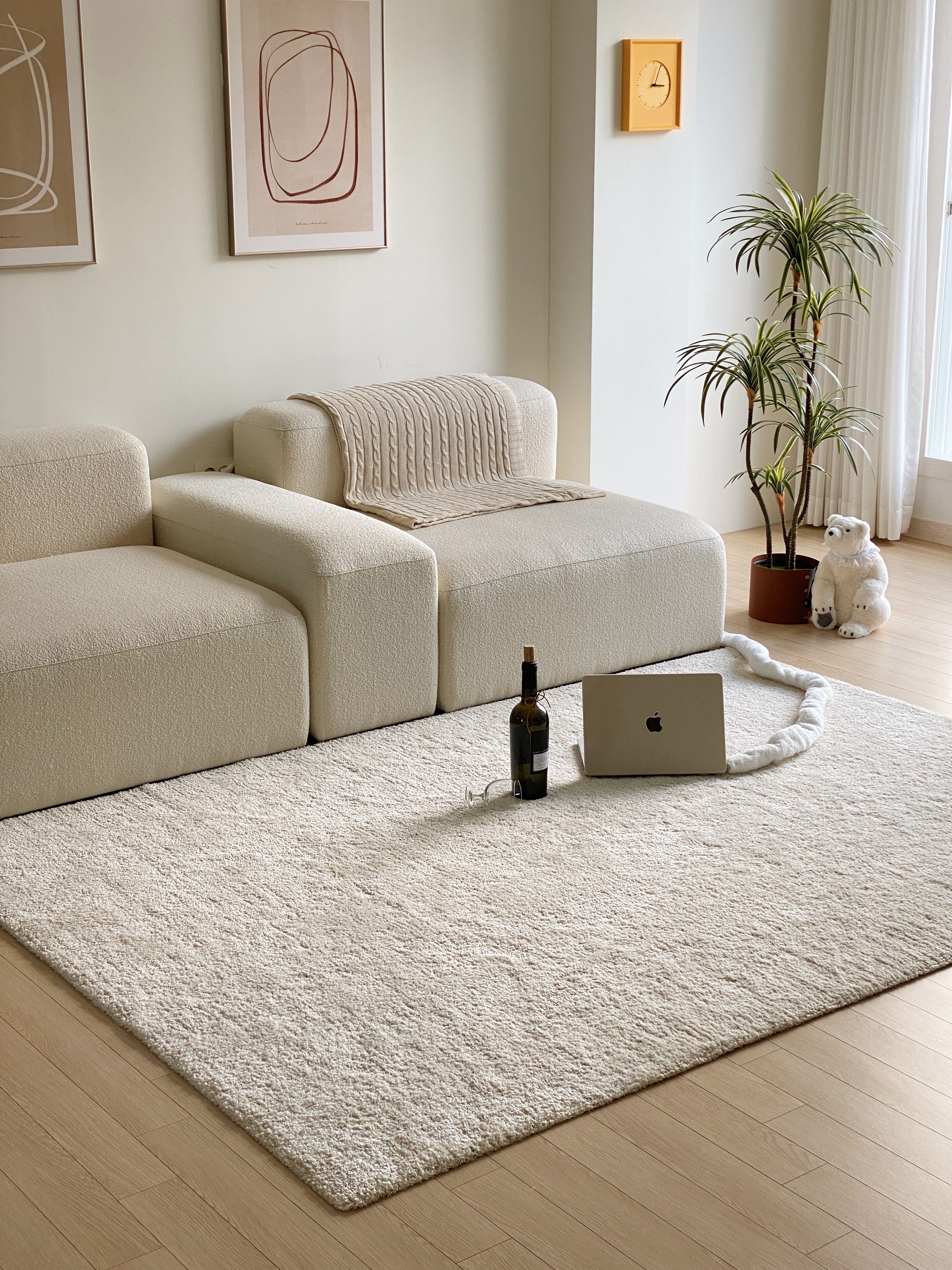 벨기에 BALTA 코지 러그 거실 카페트 사계절 고밀도